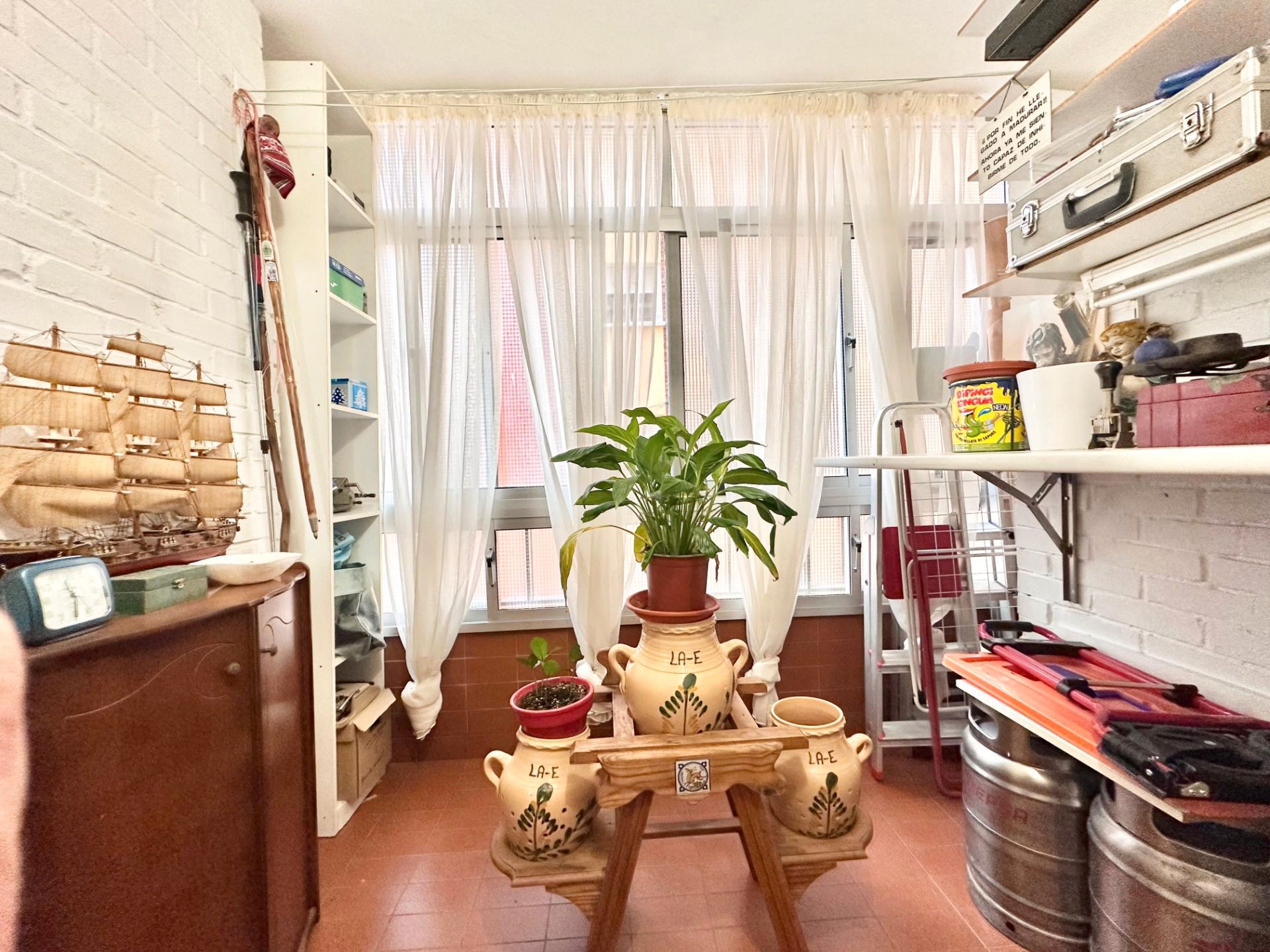 Cocina de Piso en venta en Málaga Capital con Terraza