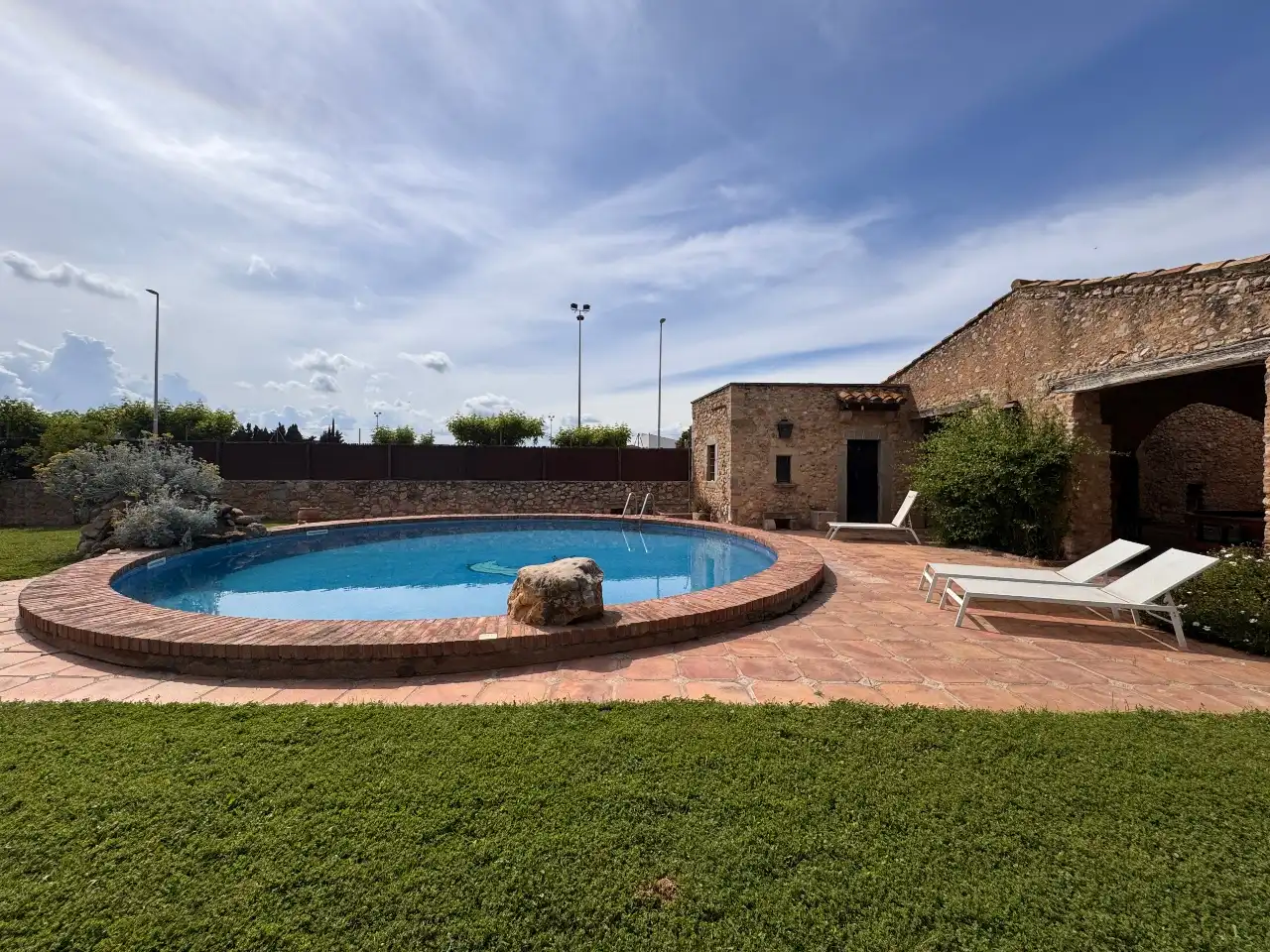 Swimming pool of Country homes for sale in Viladamat  with Private garden, Terrace and Swimming Pool