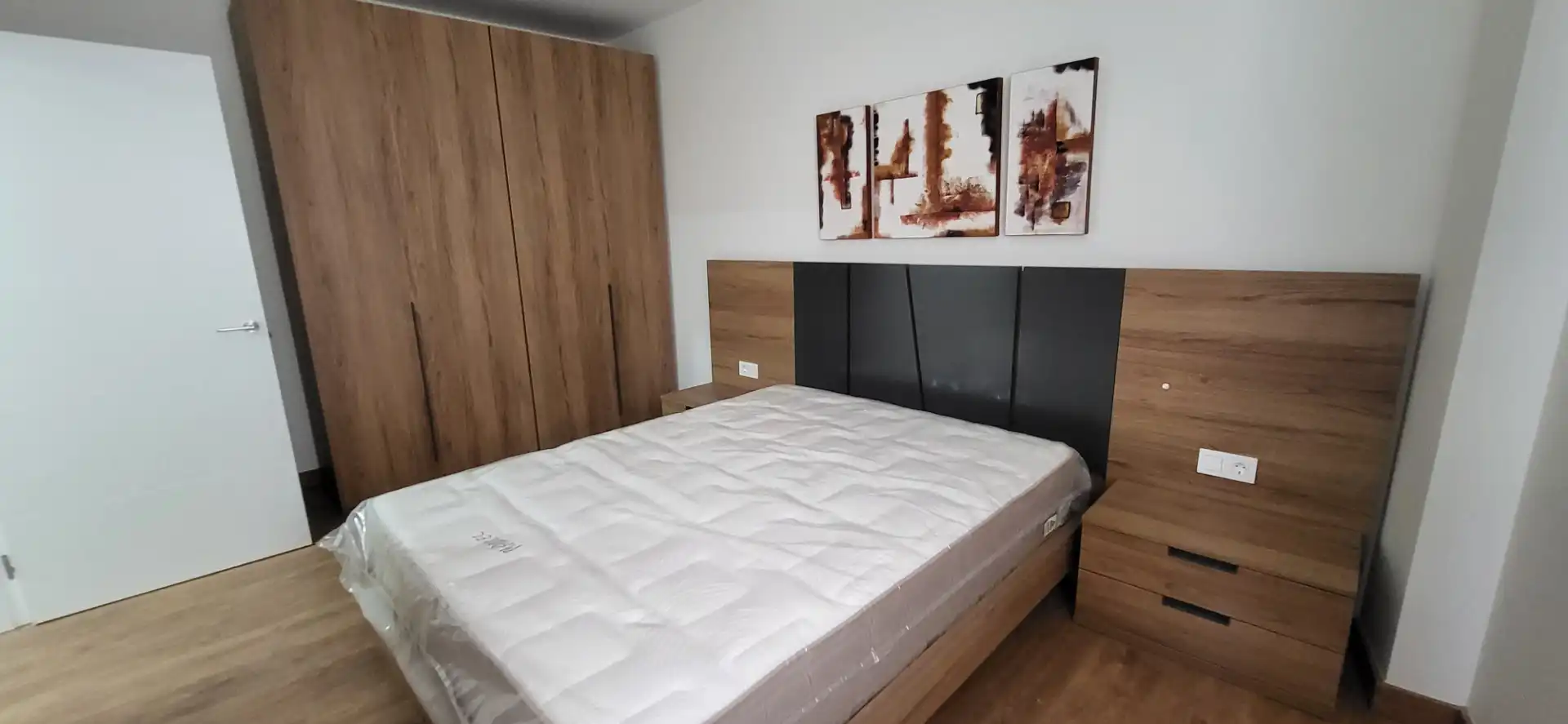 Bedroom of Flat for sale in Plasencia  with Air Conditioner, Heating and Parquet flooring