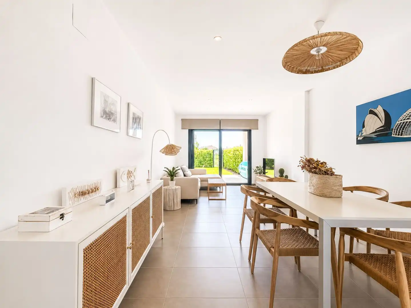 Dining room of Apartments for rent in Jávea / Xàbia  with Air Conditioner, Private garden and Terrace