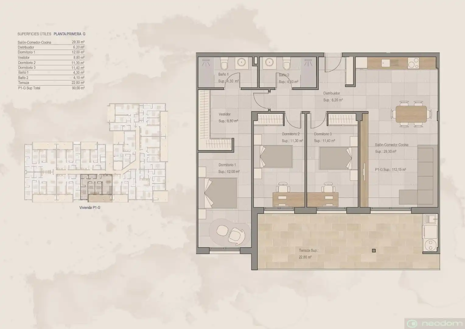 Flat for sale in Torre-Pacheco  with Air Conditioner, Terrace and Swimming Pool