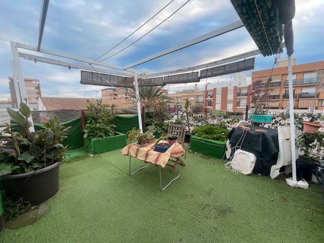 Terrace of Single-family semi-detached for sale in San Vicente del Raspeig / Sant Vicent del Raspeig  with Air Conditioner, Heating and Private garden