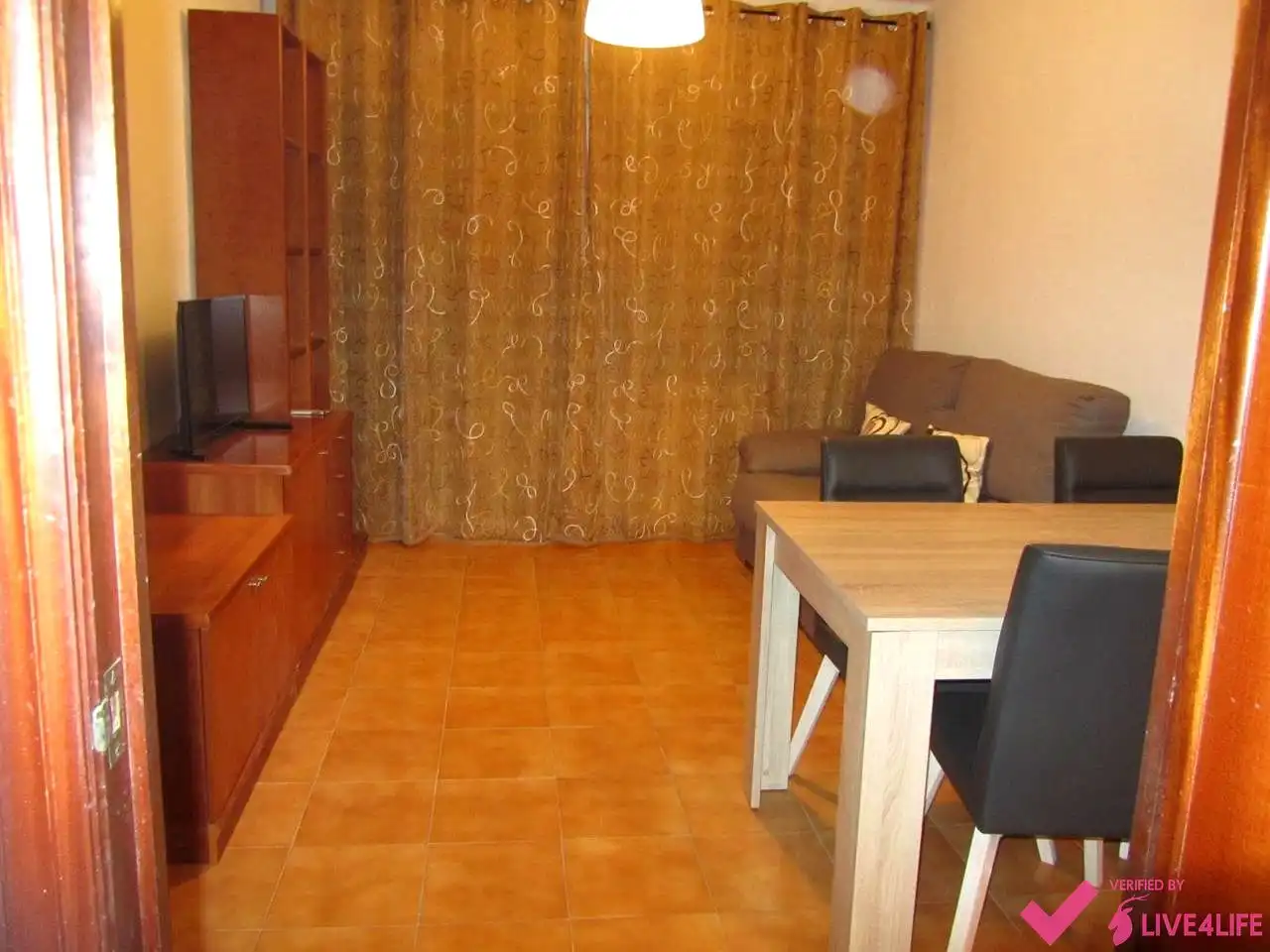 Living room of Flat for rent in Valencia  with Terrace and Furnished