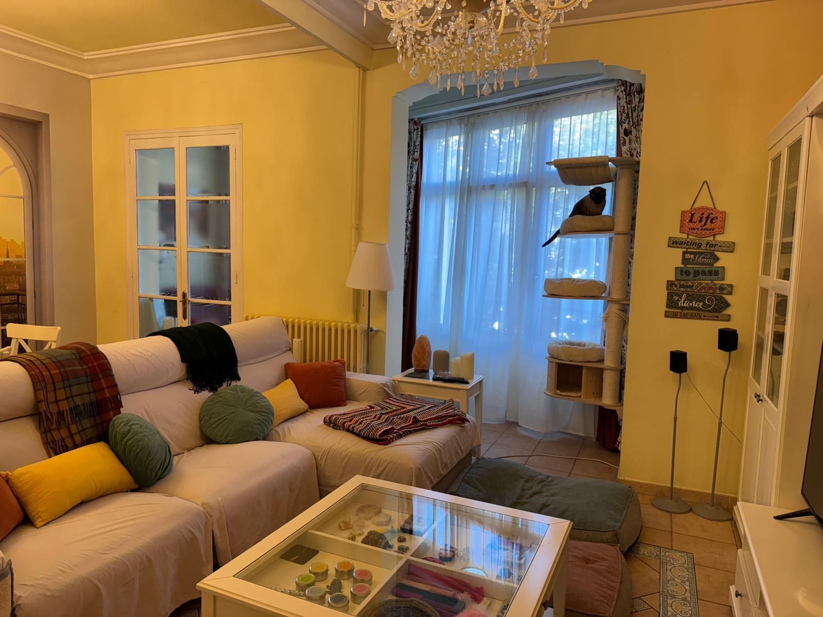 Living room of Flat for sale in  Lleida Capital  with Heating, Terrace and Storage room