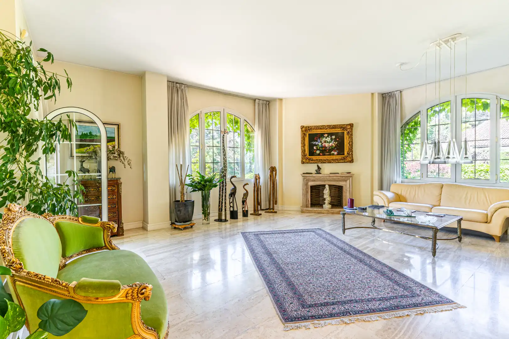 Living room of Houses for sale in Villanueva de la Cañada  with Heating, Private garden and Swimming Pool