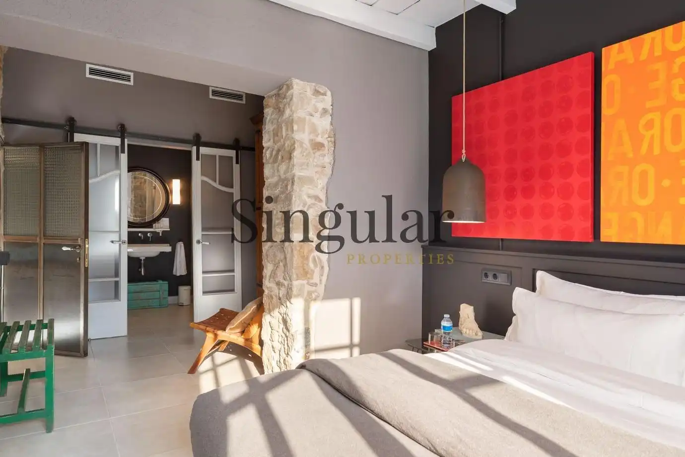 Bedroom of Country homes for sale in Corçà  with Air Conditioner, Heating and Private garden