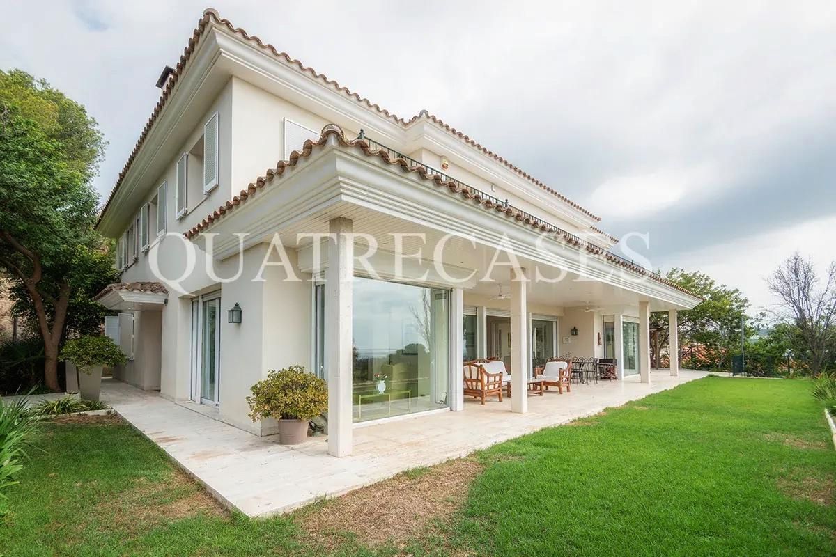 Exterior view of House or chalet for sale in Sitges  with Heating, Private garden and Terrace