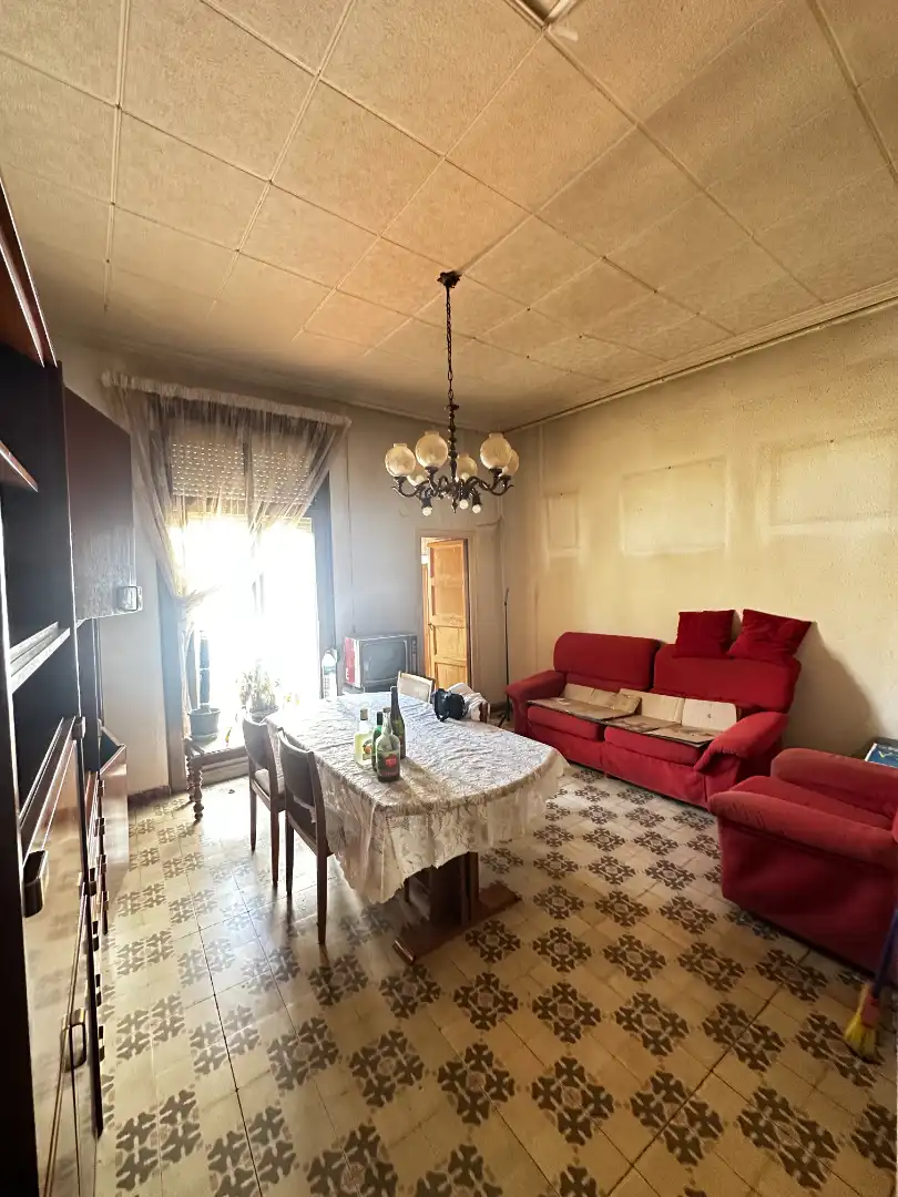 Sala de estar de Ático en venta en Mataró con Trastero, Amueblado y Horno