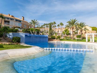 Swimming pool of Single-family semi-detached for sale in Alicante / Alacant  with Private garden, Terrace and Balcony