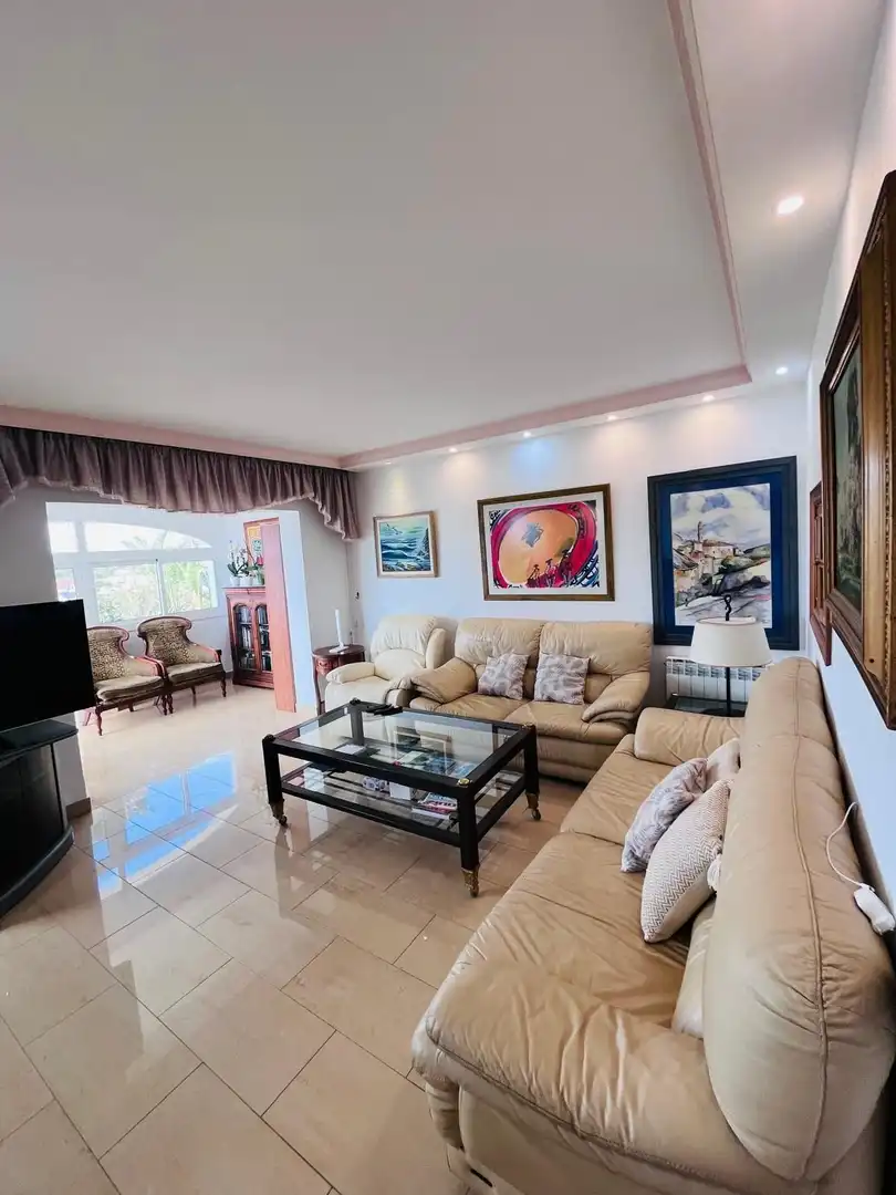 Living room of Houses for sale in Sant Pere de Ribes  with Air Conditioner, Heating and Swimming Pool