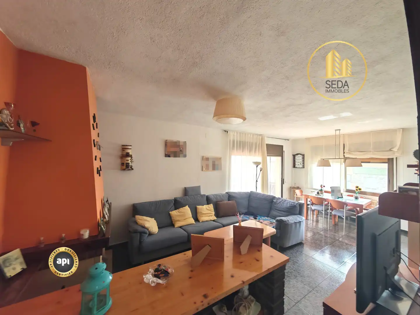 Sala de estar de Casa o chalet en venta en Llinars del Vallès con Calefacción y Terraza