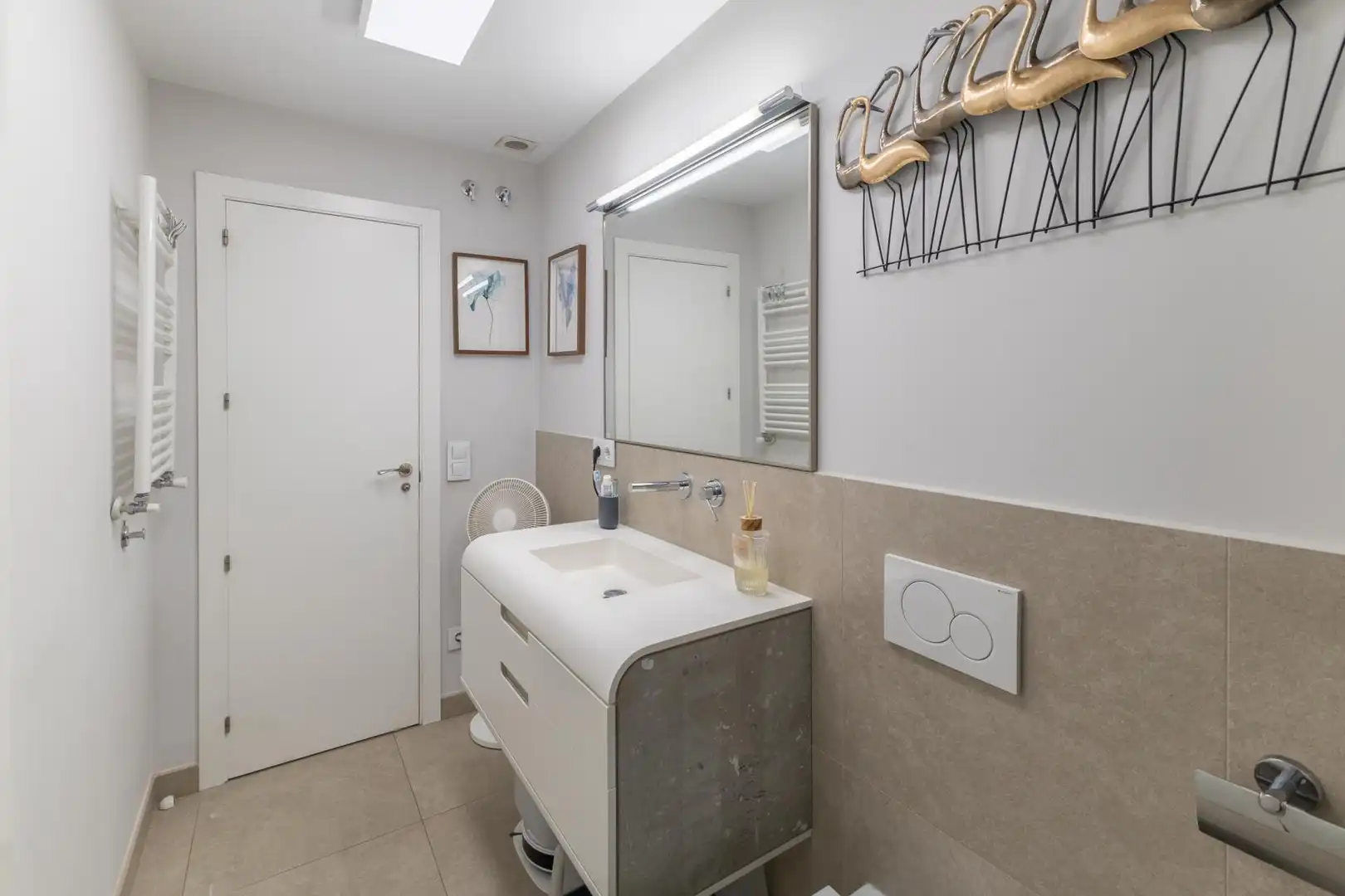 Baño de Apartamento de alquiler en Madrid con Calefacción, Amueblado y Balcón