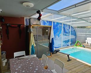 Swimming pool of Single-family semi-detached for sale in Peralta / Azkoien  with Air Conditioner, Heating and Private garden