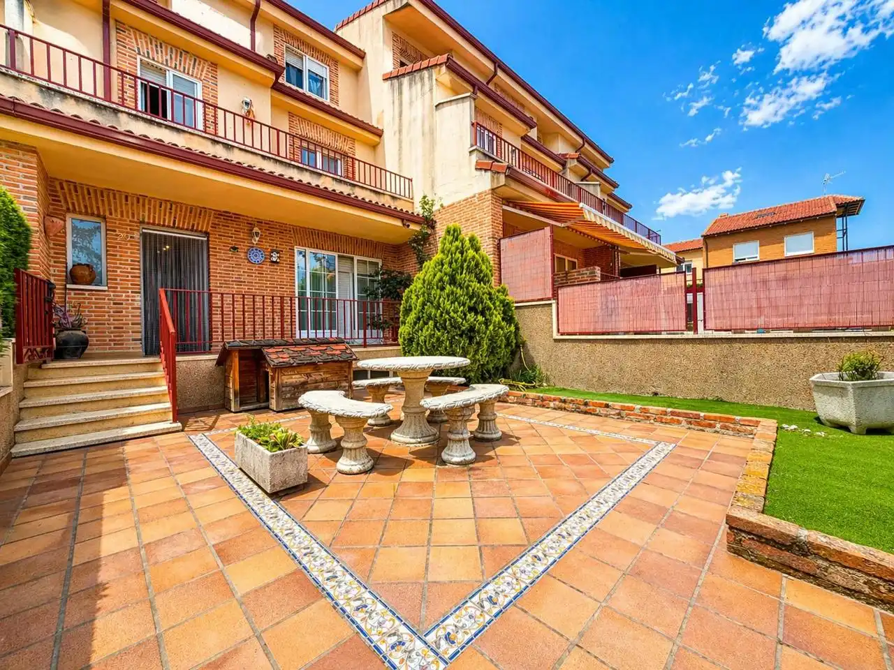 Terrace of Detached homes for sale in Palazuelos de Eresma  with Heating, Private garden and Terrace