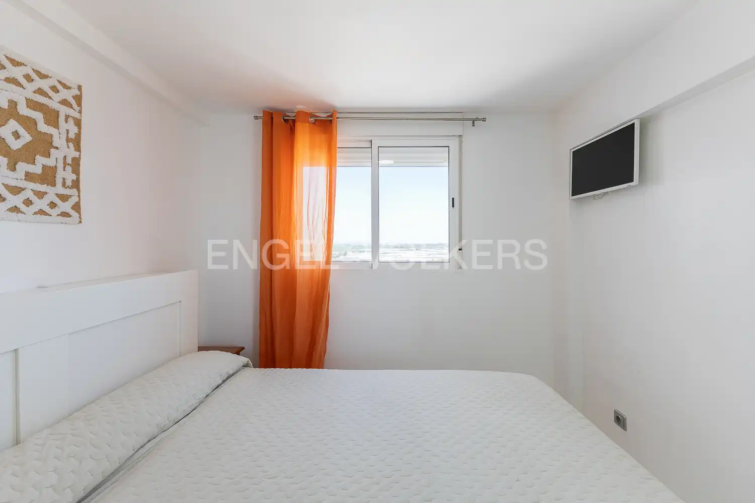Schlafzimmer von Dachboden zum Verkauf in Valencia mit Heizung, Privatgarten und Terrasse