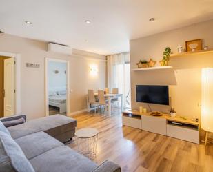 Sala d'estar de Pis de lloguer en  Barcelona Capital amb Aire condicionat