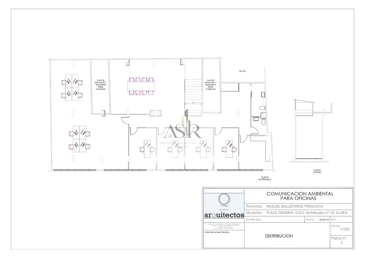 Office for rent in Alzira