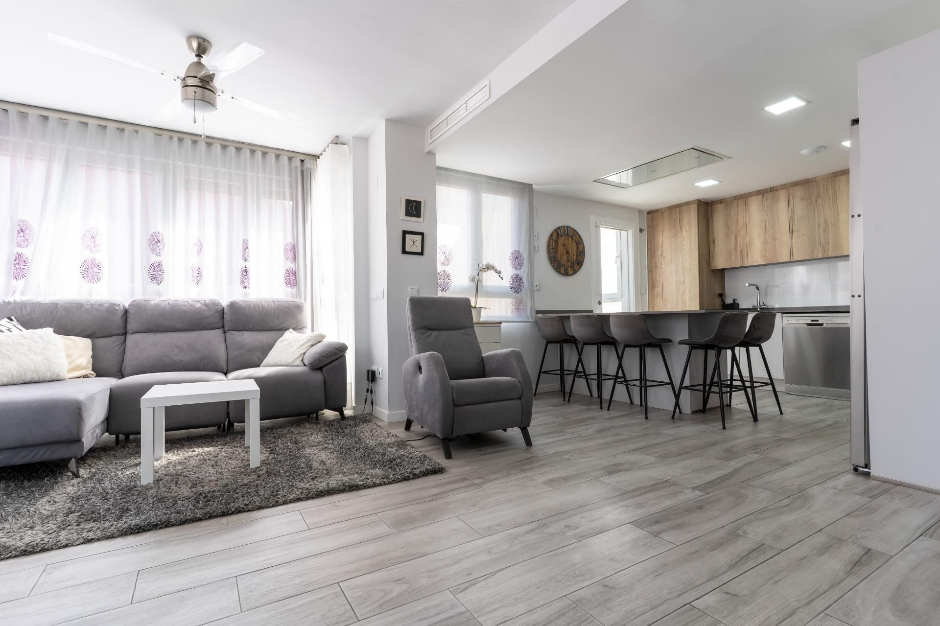 Living room of Flat for sale in  Valencia Capital  with Air Conditioner and Heating