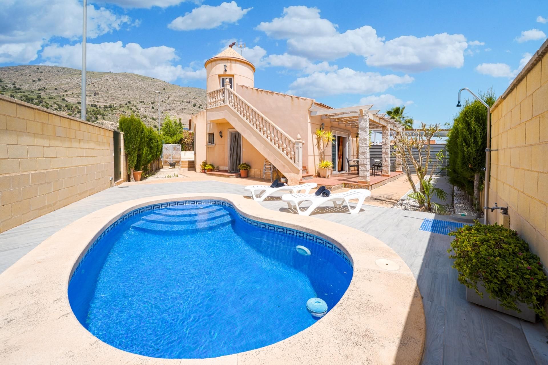 Swimming pool of Houses for sale in Fortuna  with Air Conditioner, Private garden and Terrace