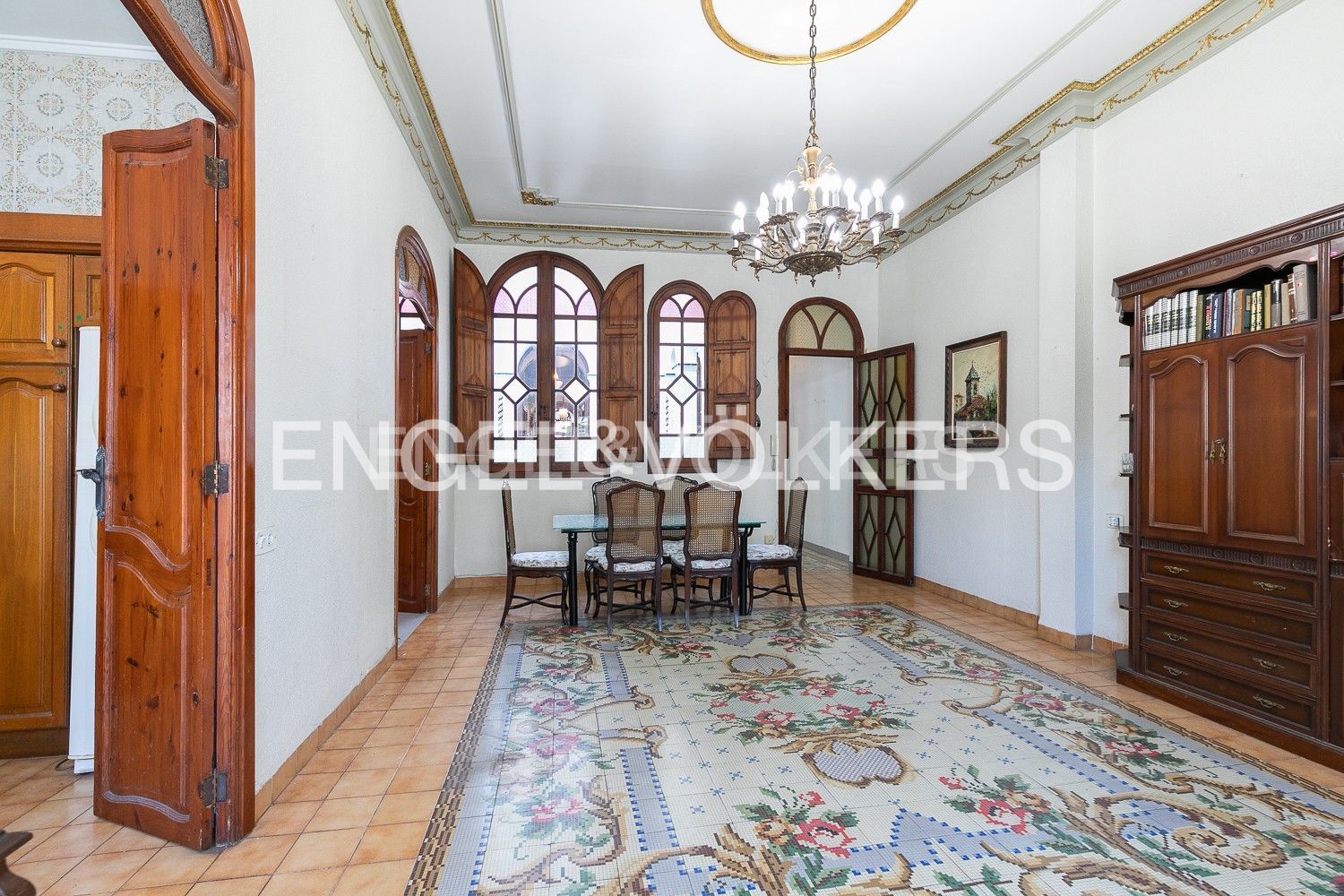 Dining room of Flat for sale in  Valencia Capital  with Air Conditioner, Heating and Storage room
