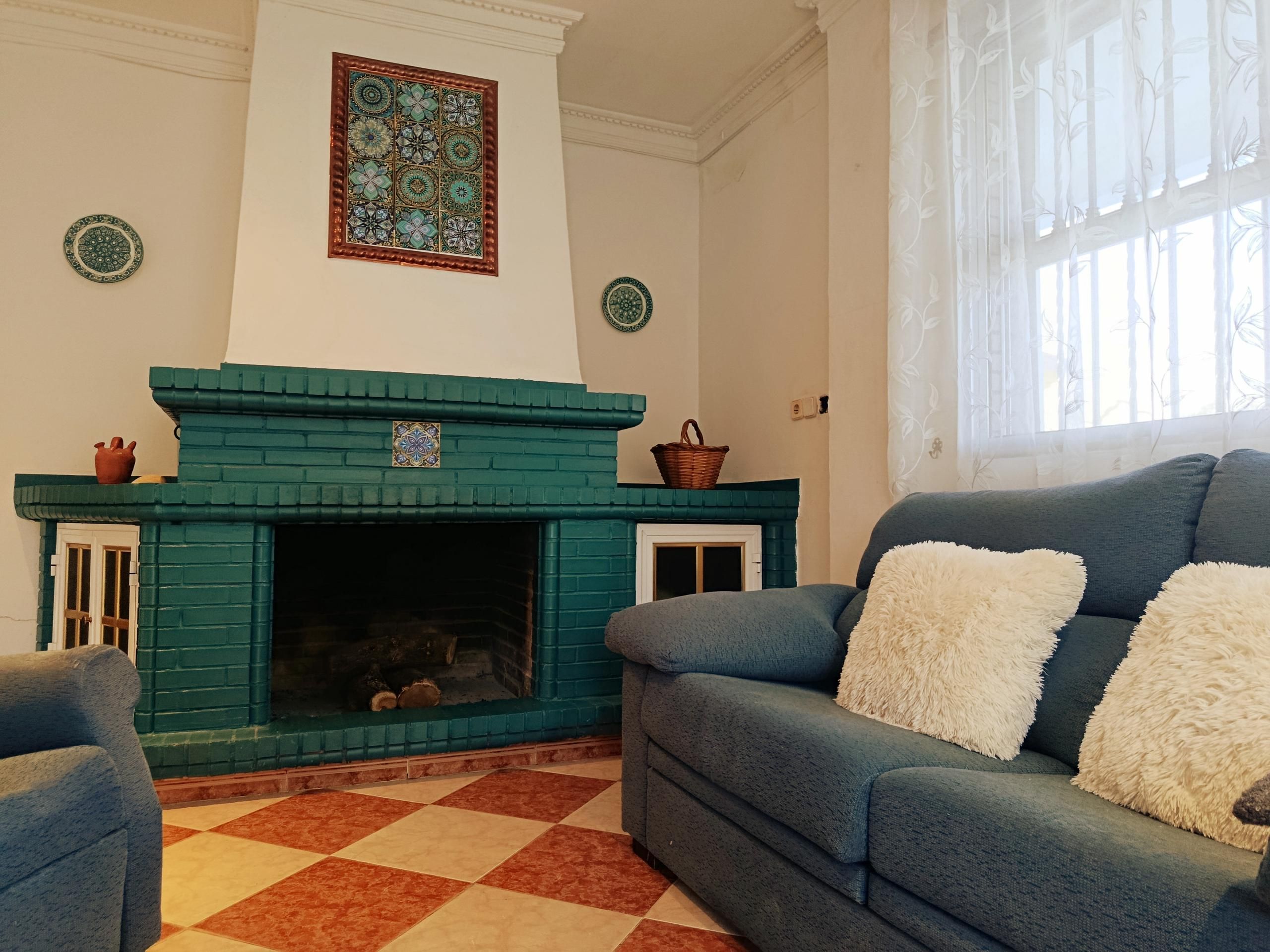 Living room of Country house for sale in Hinojos  with Private garden, Terrace and Swimming Pool