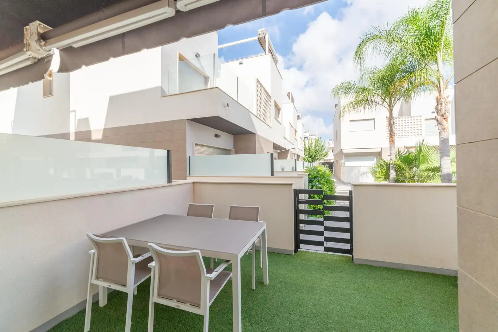 Terrassa de Casa adosada en venda en San Javier amb Aire condicionat, Jardí privat i Terrassa