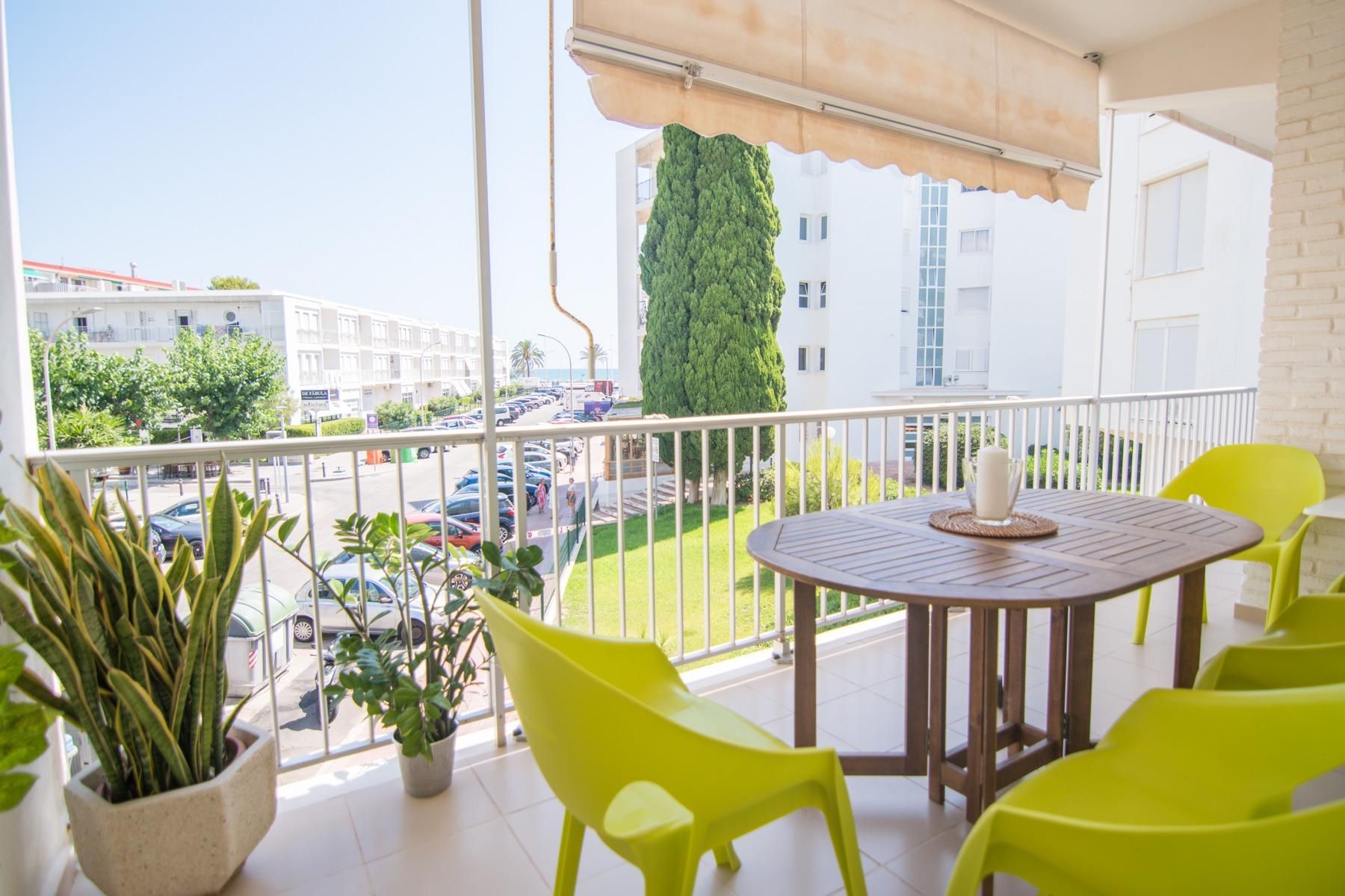 Balcony of Apartment for sale in Gandia  with Air Conditioner, Private garden and Terrace