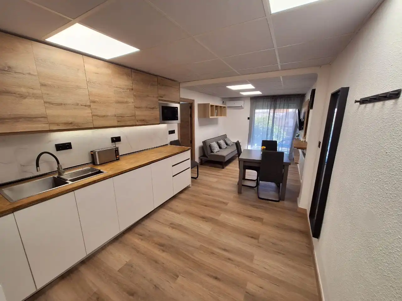Cocina de Piso de alquiler en Burjassot con Aire acondicionado, Amueblado y Horno