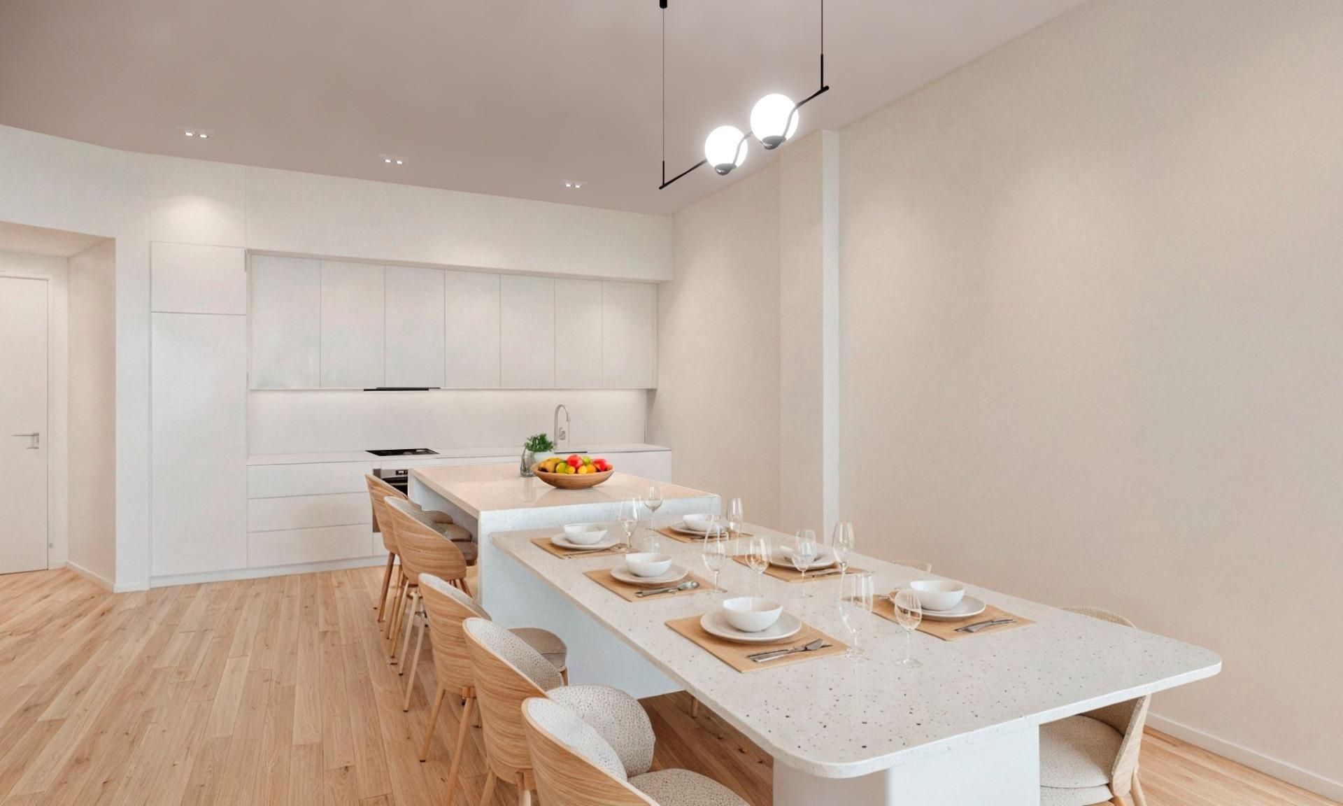 Kitchen of Flat for sale in Santa Coloma de Gramenet  with Parquet flooring and Balcony