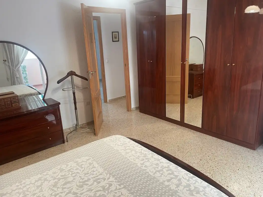 Bedroom of Flat for rent in Gandia  with Air Conditioner, Terrace and Furnished