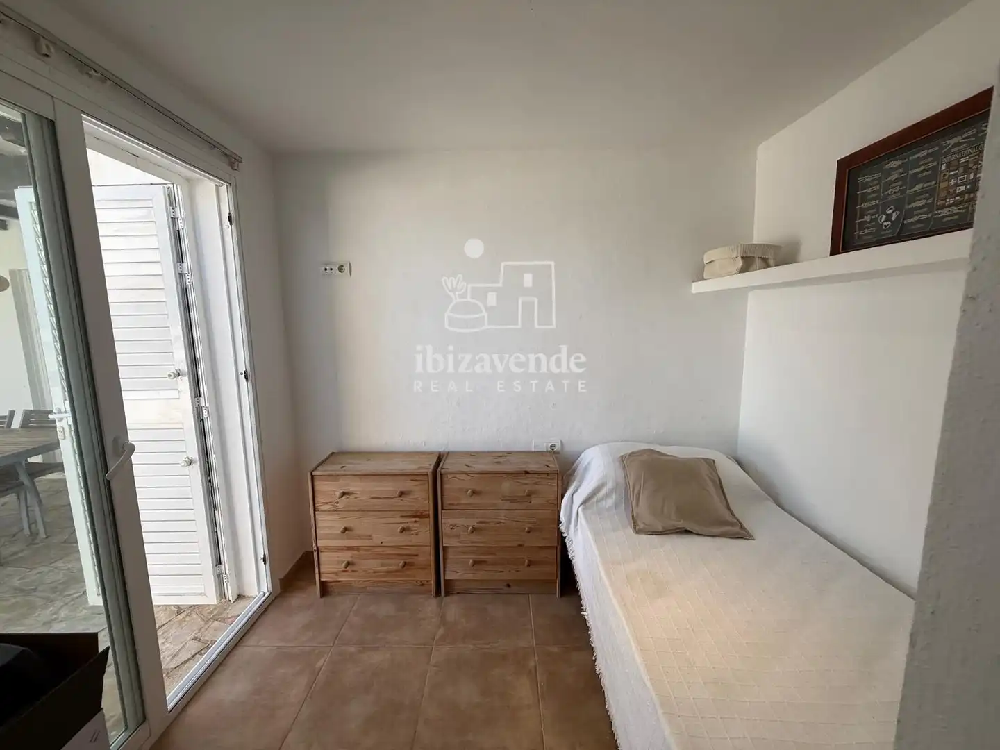 Schlafzimmer von Haus oder Chalet zur Miete in Sant Josep de sa Talaia mit Terrasse und Möbliert