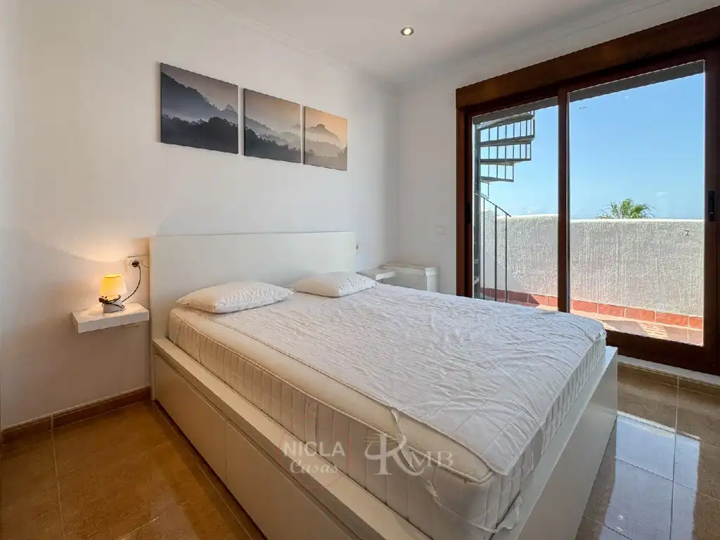 Schlafzimmer von Wohnungen zum Verkauf in Vera mit Klimaanlage, Terrasse und Möbliert