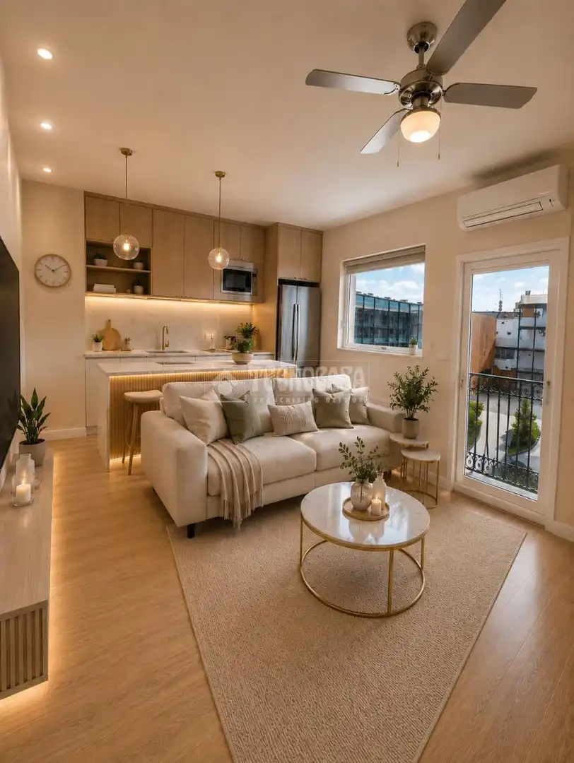Living room of Flat for sale in Madrid  with Air Conditioner