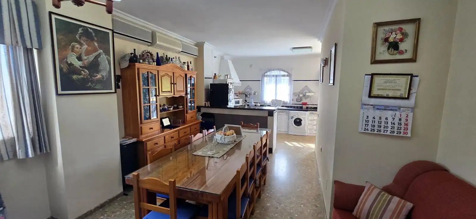 Cuina de Casa o xalet en venda en El Puerto de Santa María amb Aire condicionat, Jardí privat i Terrassa