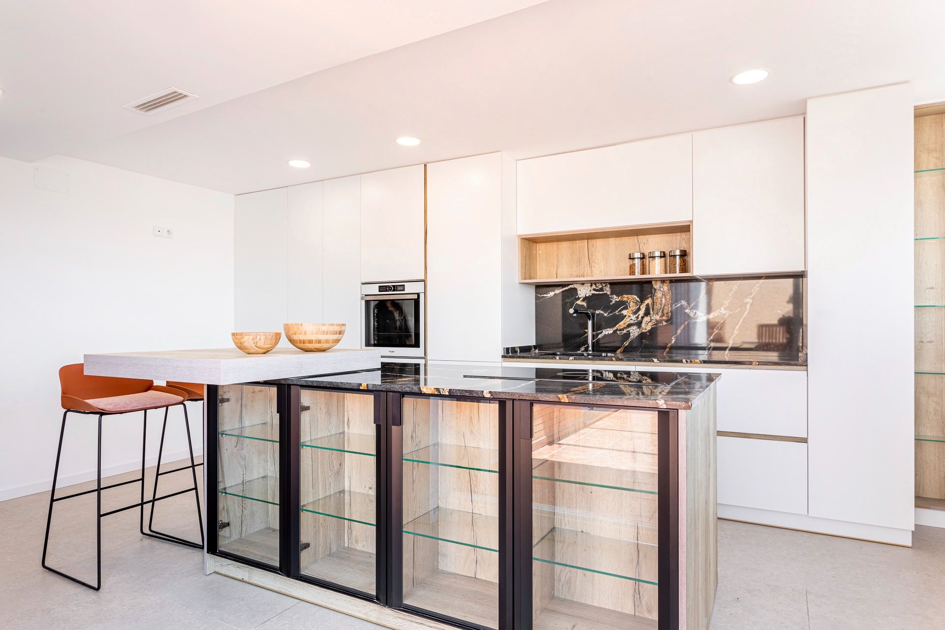 Cocina de Ático en venta en Sagunto / Sagunt con Aire acondicionado, Calefacción y Terraza