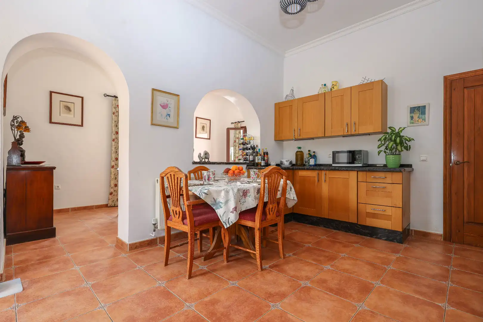 Cocina de Casa o chalet en venta en Casarabonela con Aire acondicionado, Jardín privado y Piscina