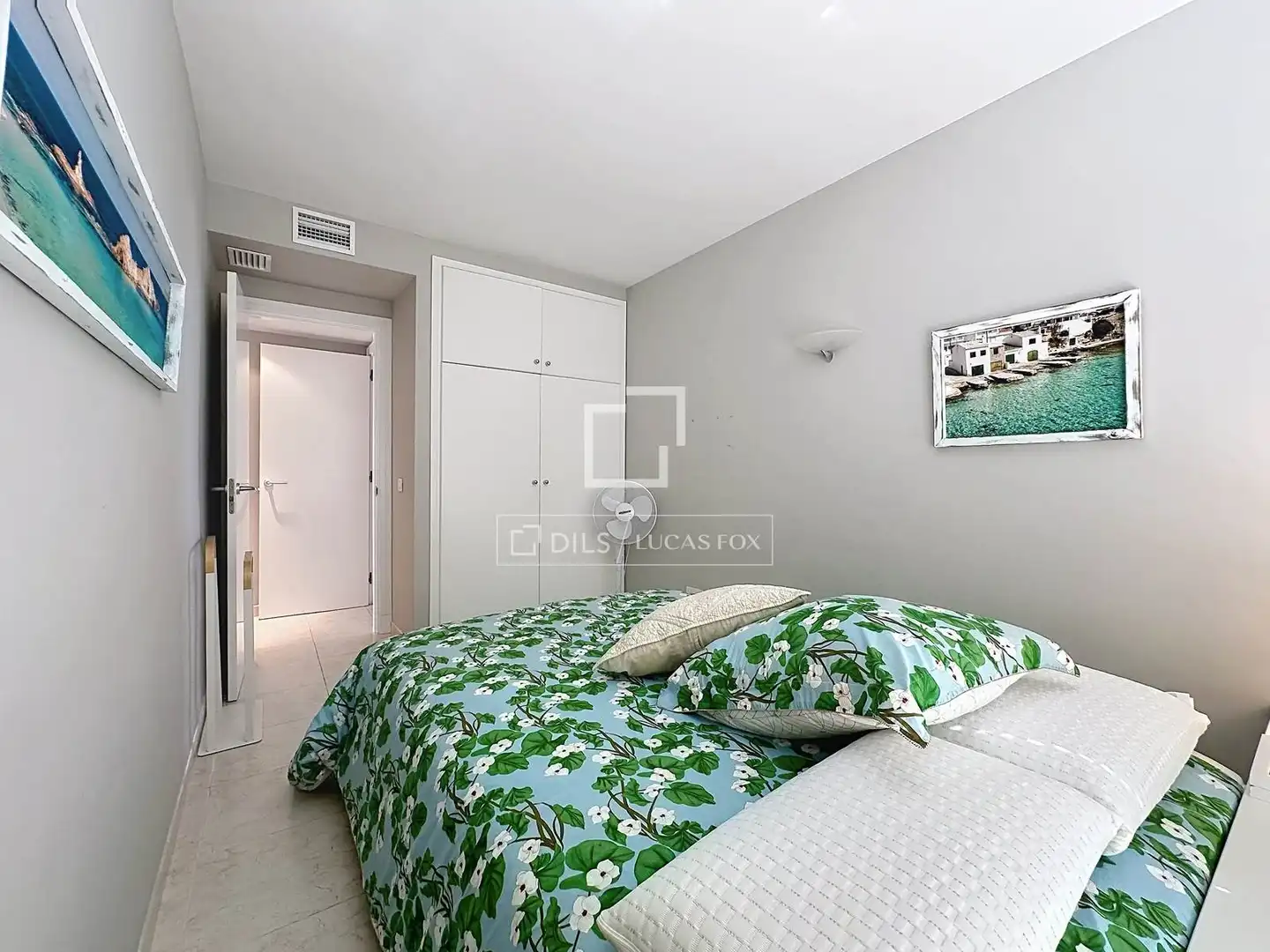 Schlafzimmer von Wohnung zur Miete in Ciutadella de Menorca mit Klimaanlage, Heizung und Privatgarten