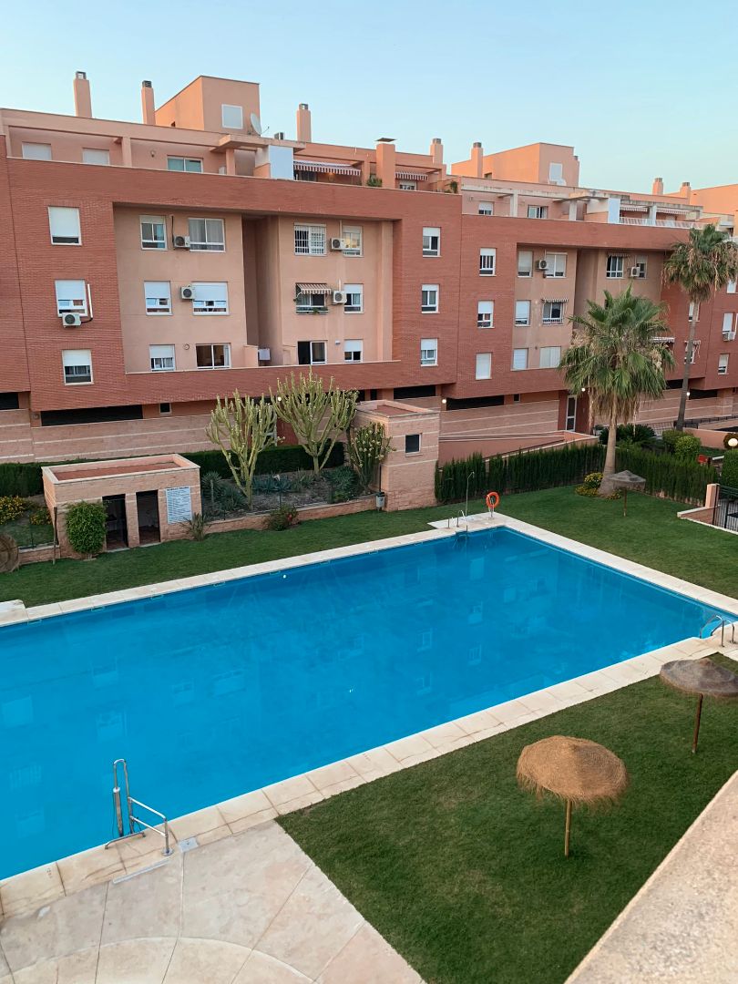 Swimming pool of Flat for rent in Málaga Capital  with Furnished and Washing machine