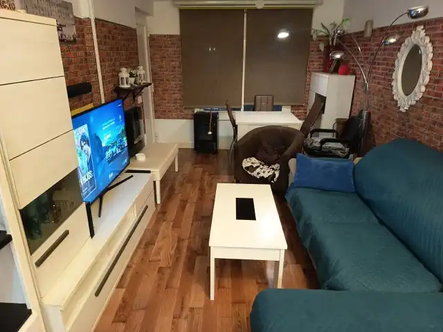 Sala de estar de Casa adosada en venta en Esparreguera con Aire acondicionado, Calefacción y Parquet