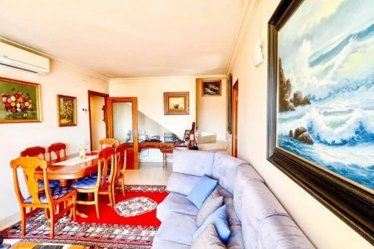 Living room of Flat for sale in Figueres  with Air Conditioner and Terrace