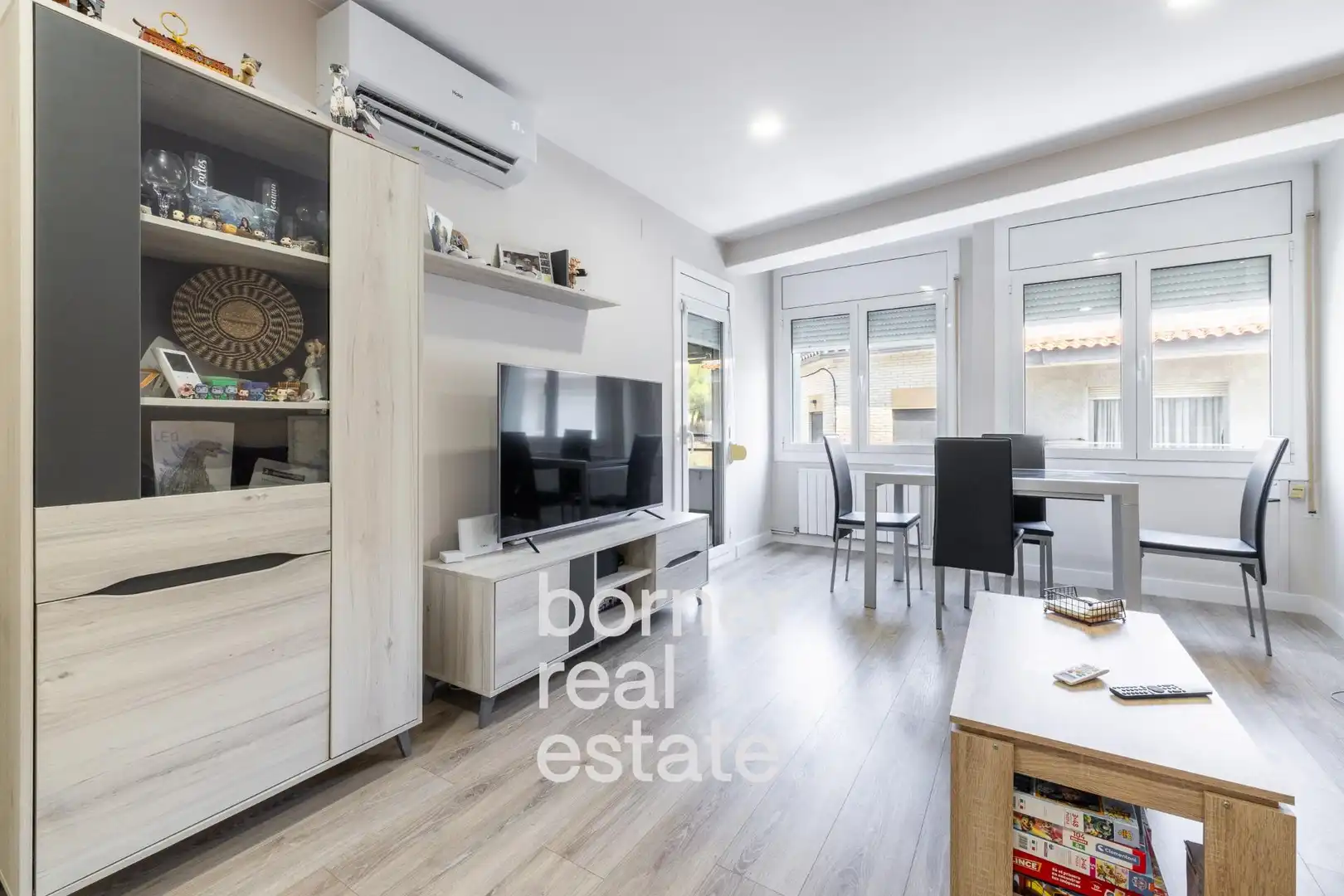 Wohnzimmer von Wohnung zum Verkauf in Rubí mit Heizung, Parkett und Balkon