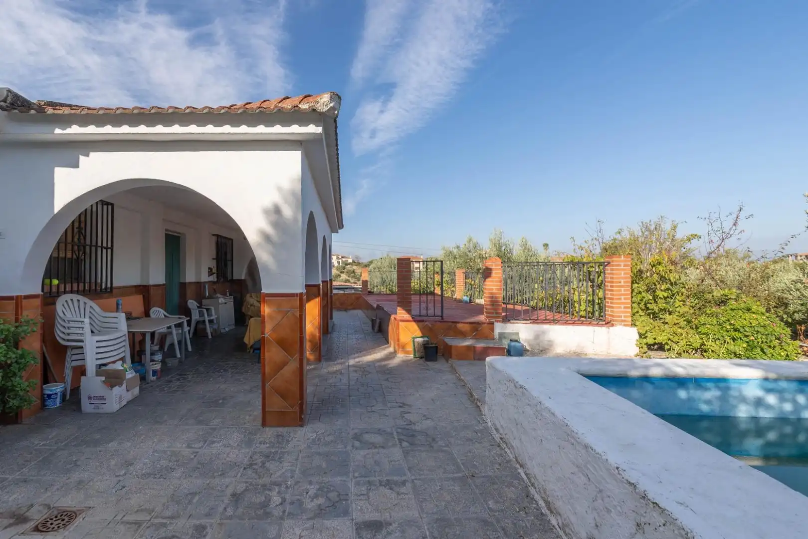 Terrasse von Country house zum Verkauf in Las Gabias mit Privatgarten, Terrasse und Abstellraum