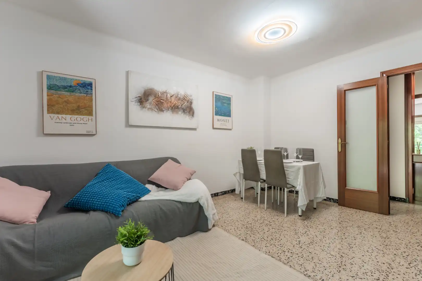 Sala d'estar de Pis en venda en Mollet del Vallès amb Aire condicionat i Balcó