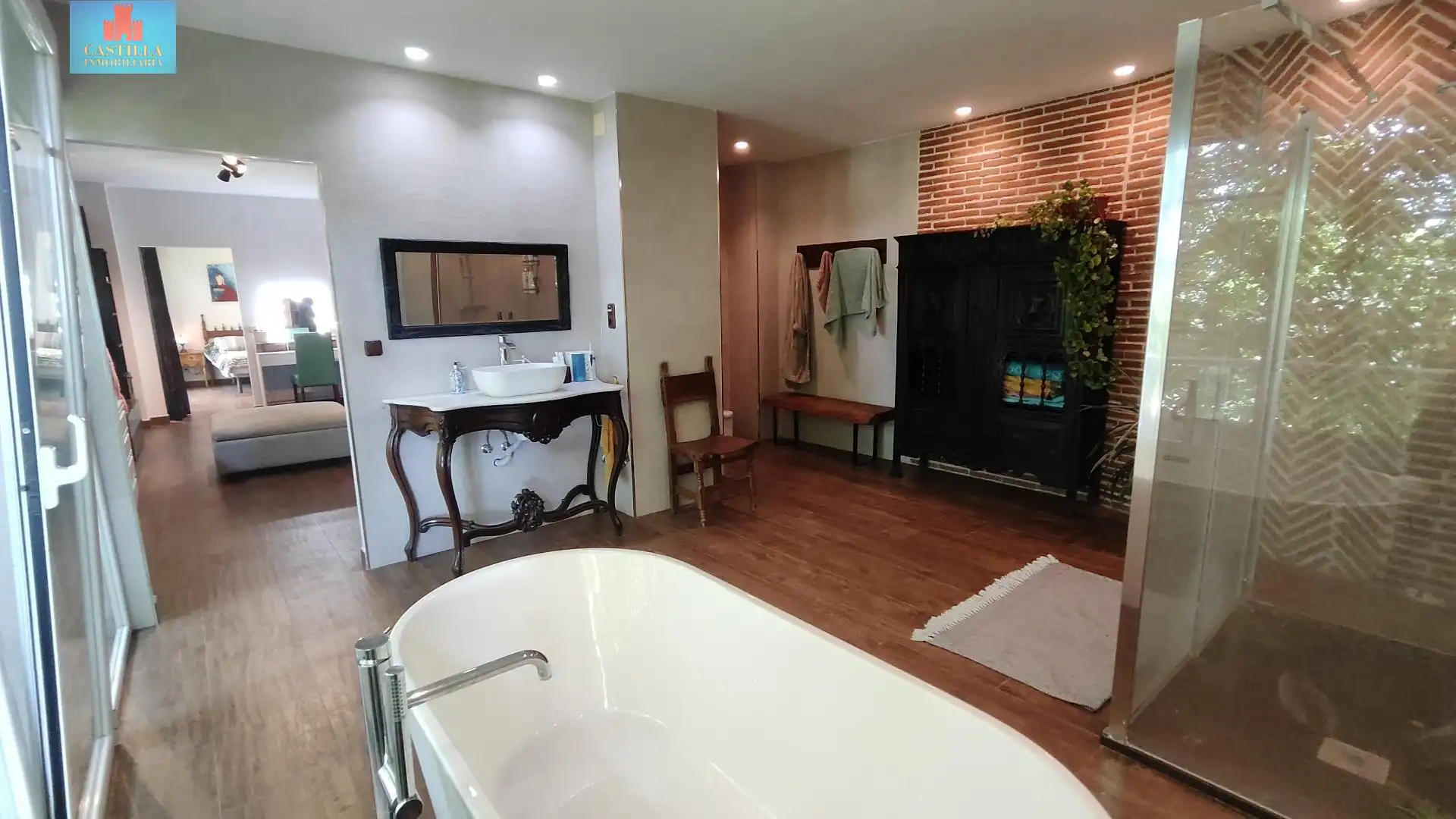 Baño de Finca rústica en venta en Muñopepe con Calefacción, Jardín privado y Trastero