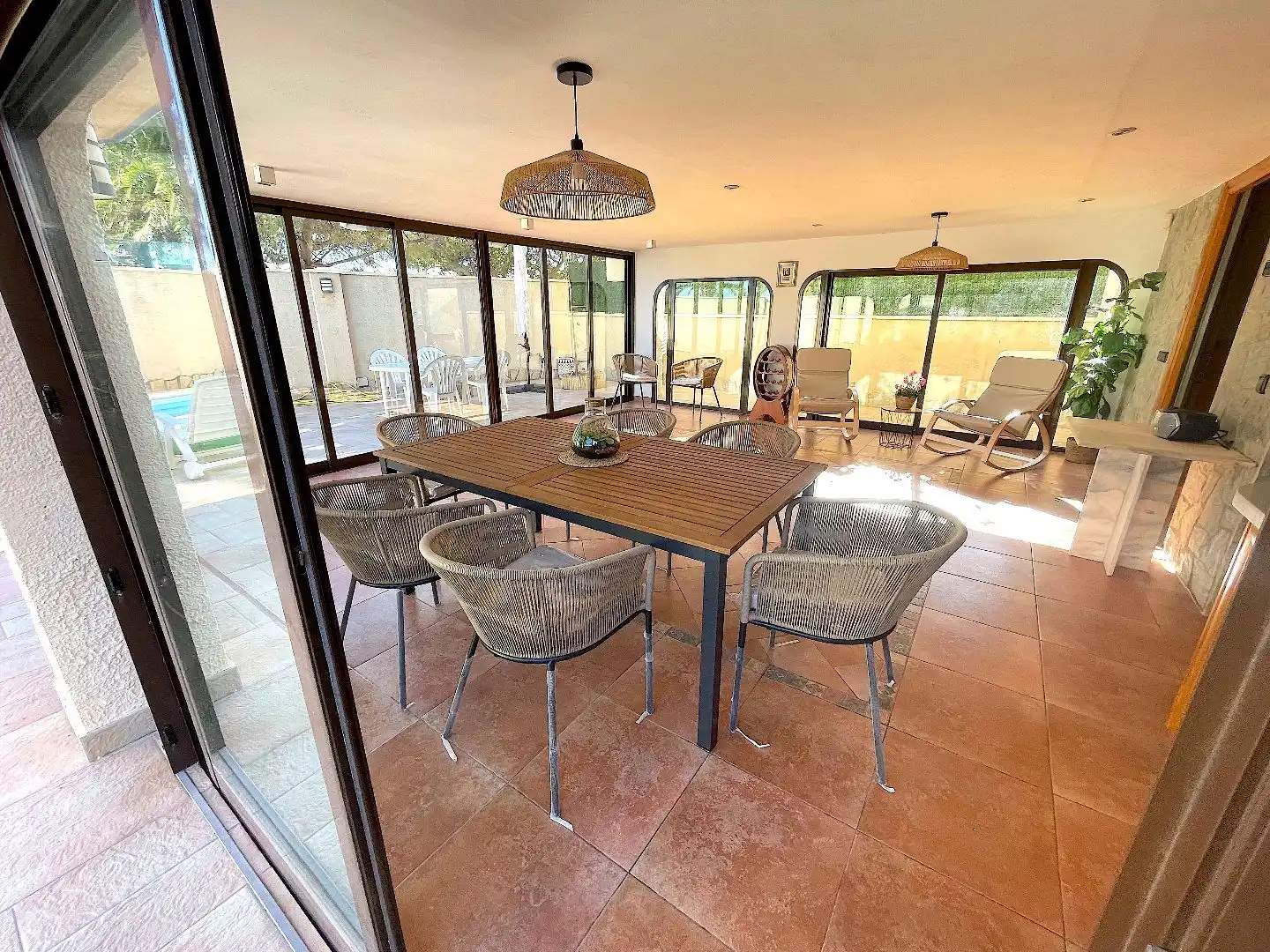 Terrace of Houses for rent in Platja de la Pobla de Farnals