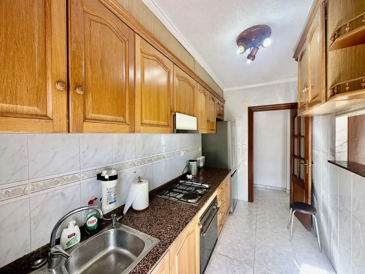 Küche von Wohnungen zum Verkauf in Santa Pola mit Heizung, Terrasse und Abstellraum