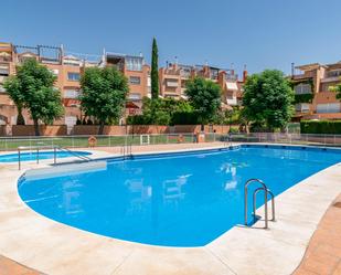 Swimming pool of Single-family semi-detached for sale in  Granada Capital  with Air Conditioner, Heating and Private garden