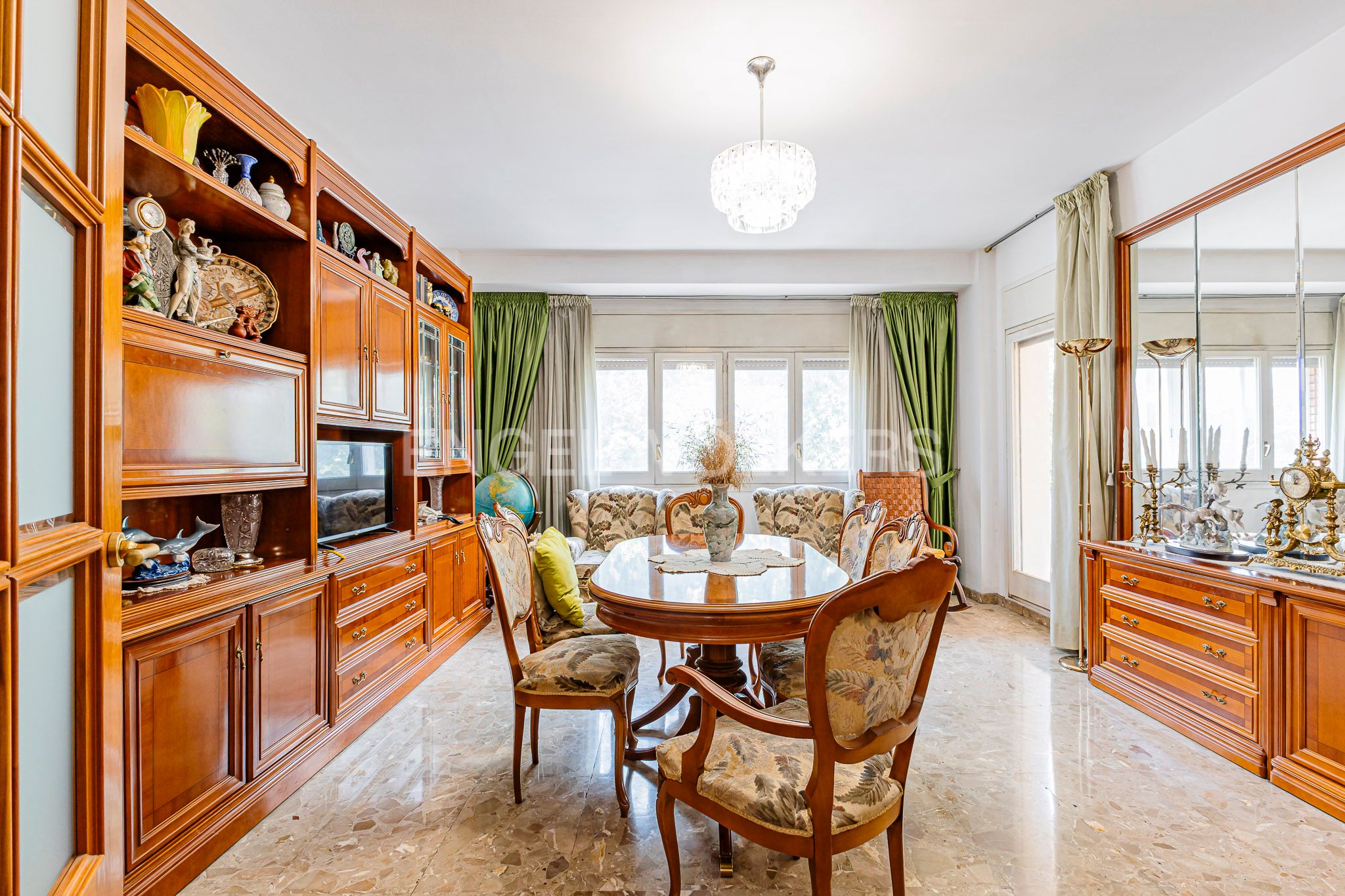 Menjador de Apartament en venda en  Barcelona Capital amb Aire condicionat, Calefacció i Terrassa
