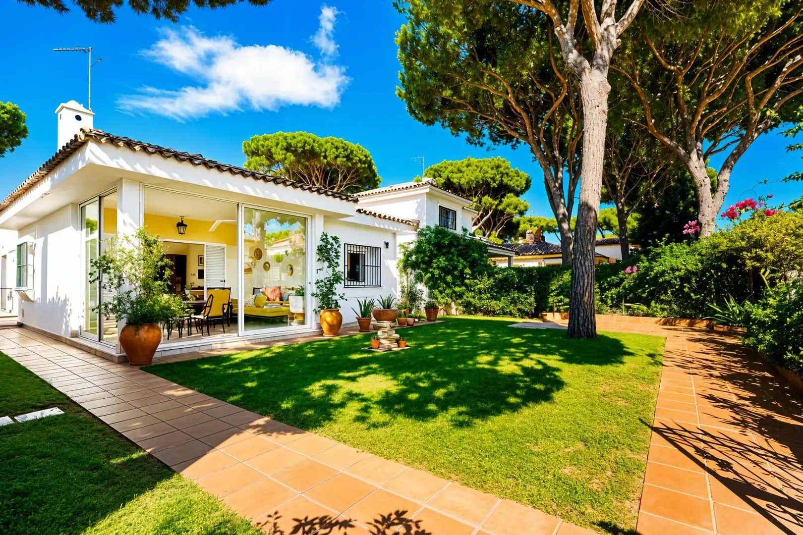 Chalet con jardín en venta en Sancti Petri