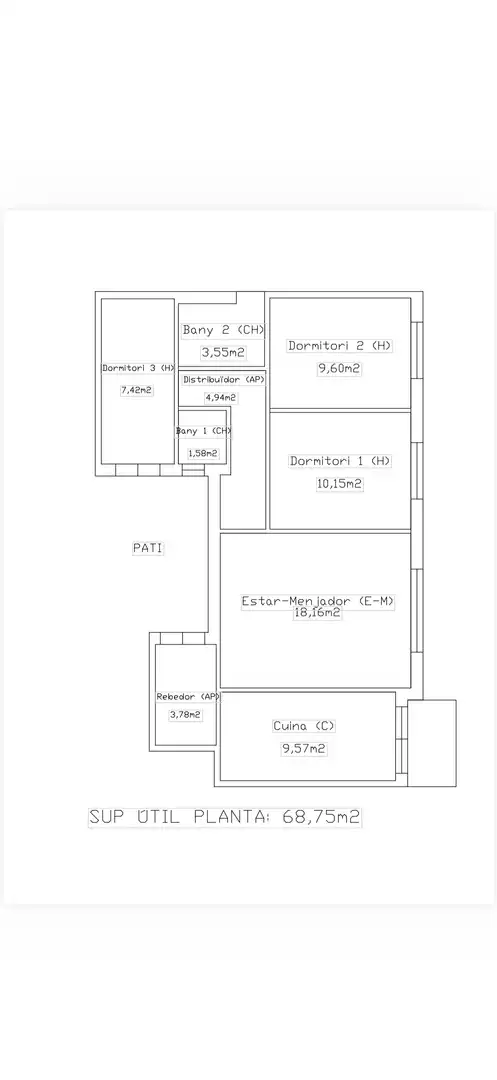 Apartament en venda a dels Països Catalans, Mas Masó - Hospital